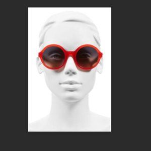 Kate Spade Khrista Sunglasses Red/Leopard